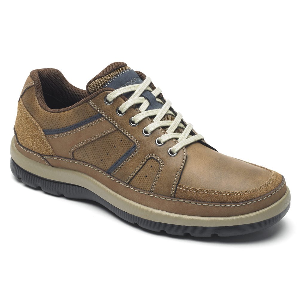 Tenis Rockport Homem Marrom - Get Your Kicks Mudguard Blucher - 10394OJHK